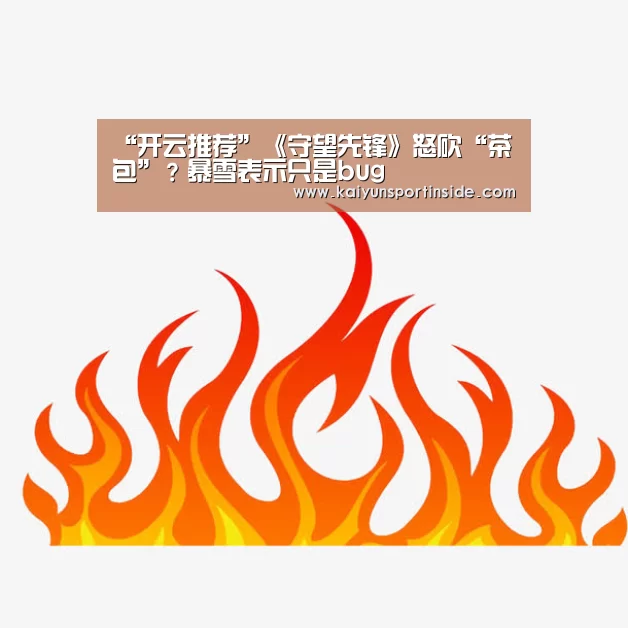 “开云推荐”《守望先锋》怒砍“茶包”?暴雪表示只是bug(图2) 开云热点